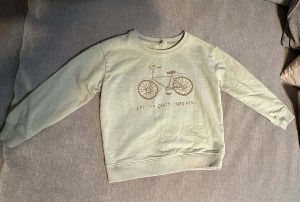 Rylee + Cru Let The Good Times Roll Bicycle Sweatshirt 4-5Y